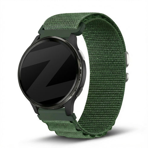 Bandz Garmin Vivoactive 5 Alpine nylon band (groen)