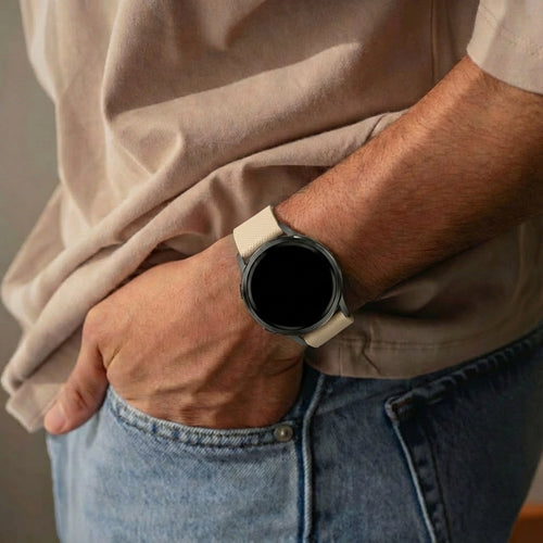 Bandz Garmin Vivoactive 3 Silicone Strap 'Premium' (Beige)