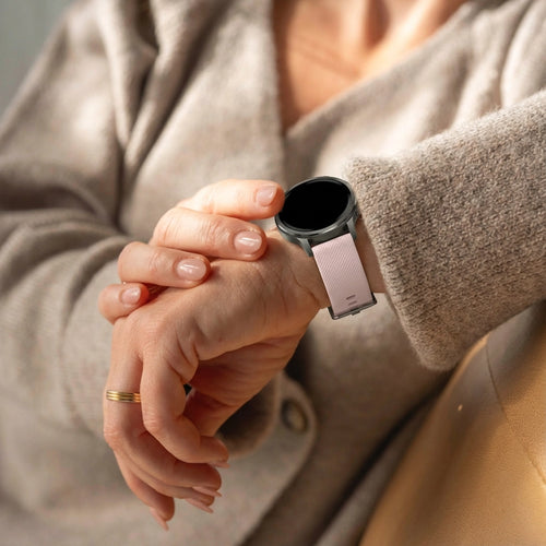 Bandz Garmin Vivoactive 3 siliconen band 'Premium' (roze)