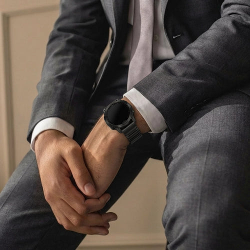 Garmin Approach S62 titanium hybrid band (zwart)