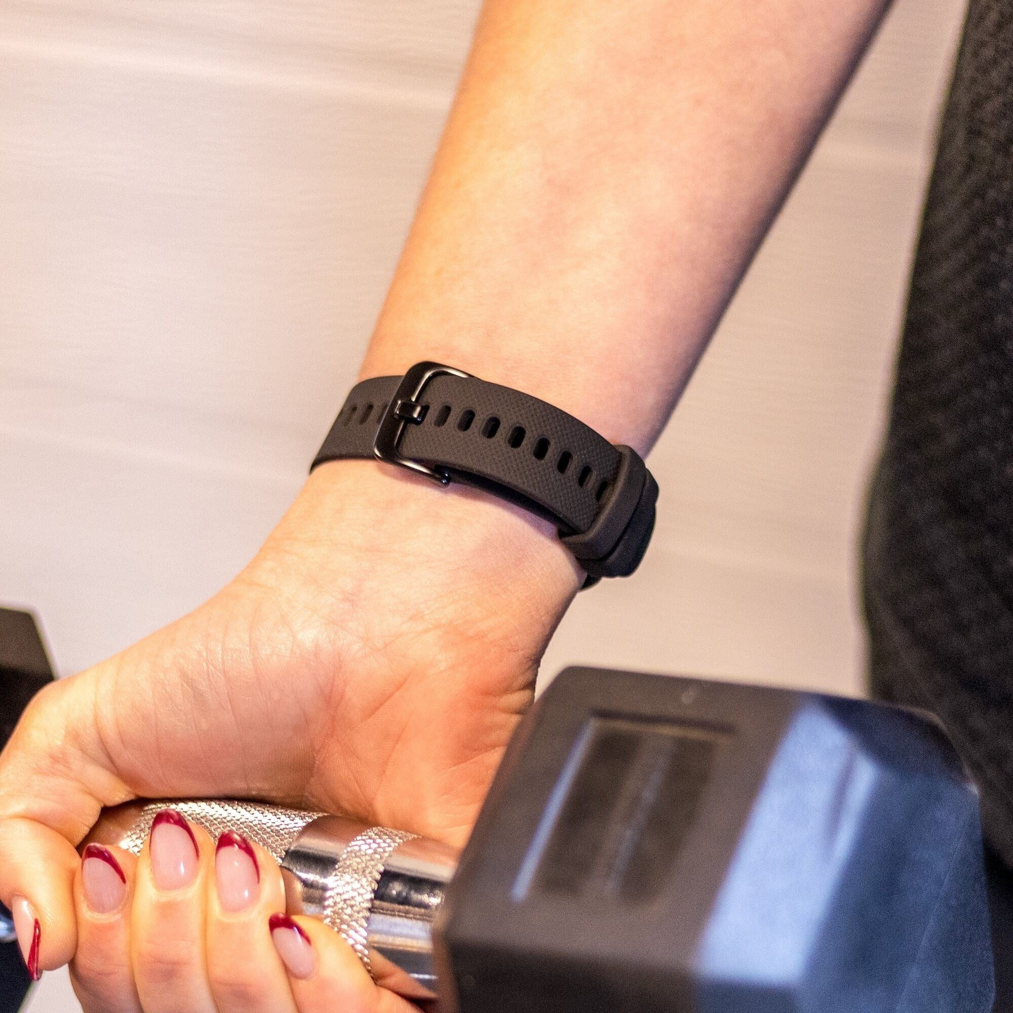 Fossil Gen 4 Venture (HR) siliconen bandje (zwart)