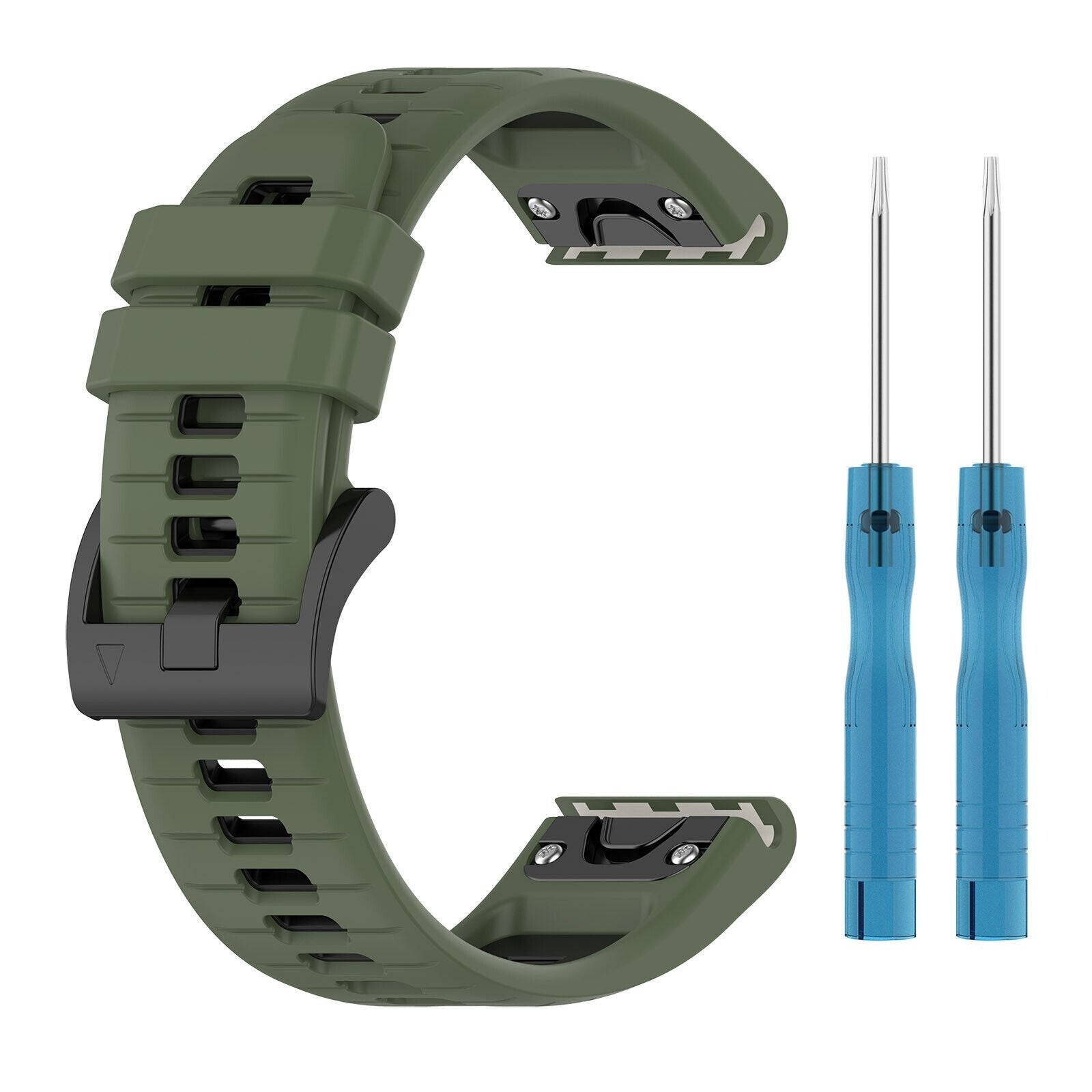 Garmin Instinct 2 sport gesp band (olijfgroen/zwart)