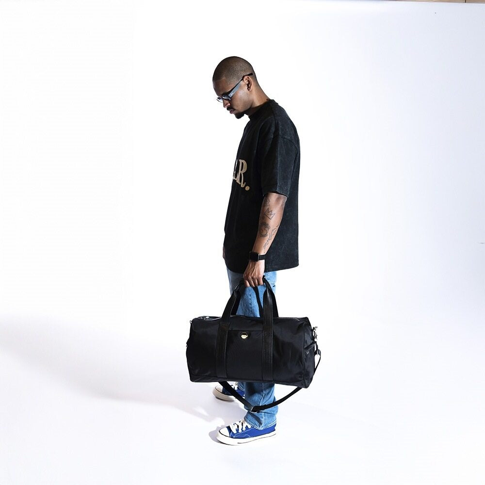 BALR Apple Watch leren band (zwart)