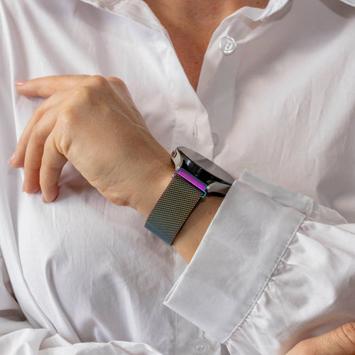 Garmin Vivoactive 6 Milanese band (regenboog)