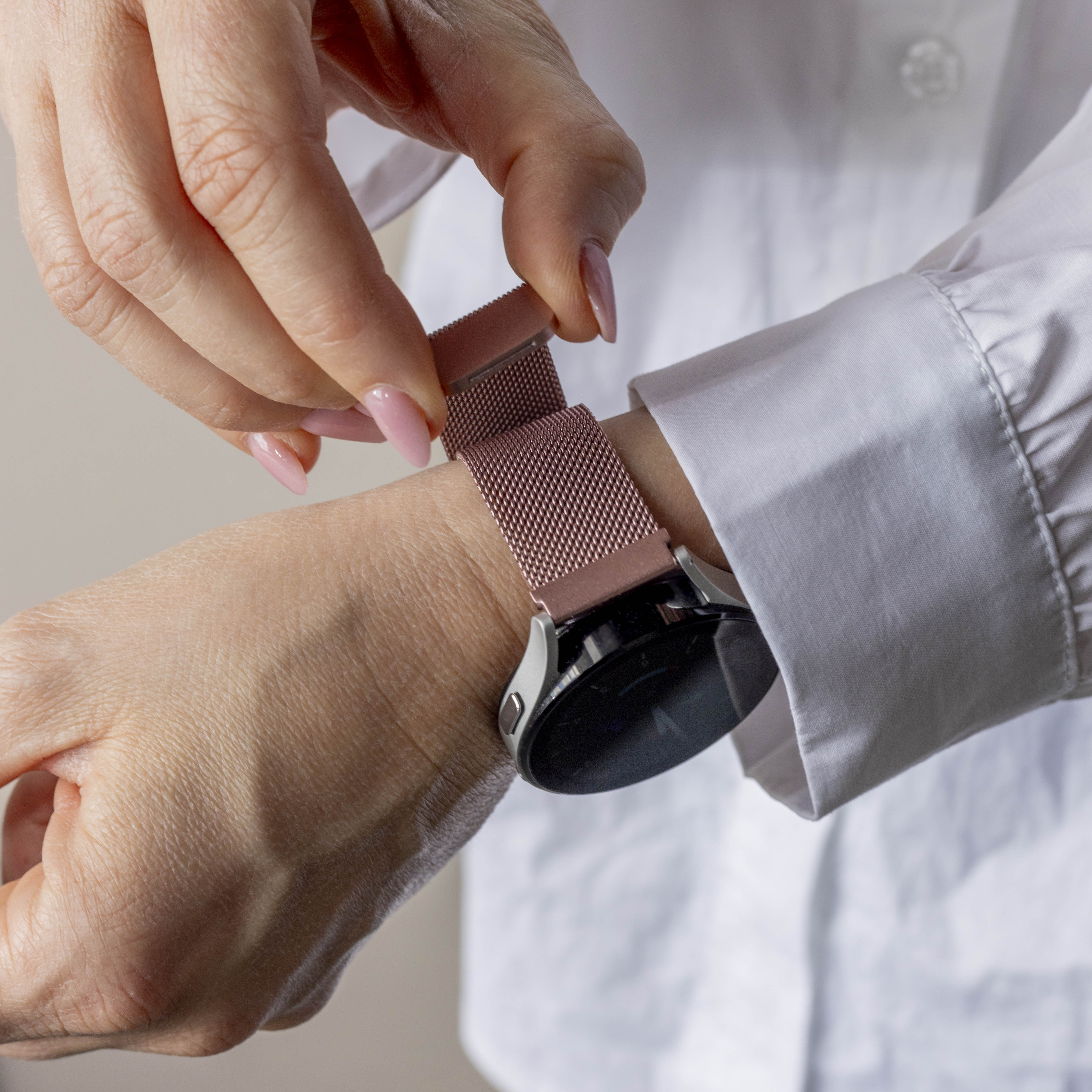 Samsung Gear Sport Milanese band (roze)