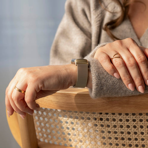 Fitbit Charge 6 Milanese Strap (Champagne)