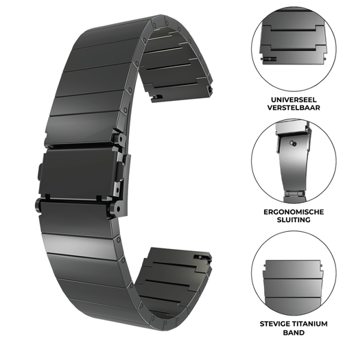 Huawei Watch GT 5 Pro - 46mm Premium Titanium Strap (Graphite)