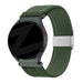 Bandz Suunto Race 2 gevlochten nylon band (olijfgroen)