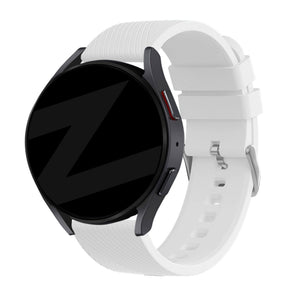 Bandz Huawei Watch GT 5 Pro - 46mm siliconen band 'Deluxe' (wit)
