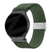 Bandz Redmi Watch 5 Lite gevlochten nylon band (olijfgroen)