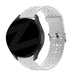 Bandz Samsung Galaxy Watch 7 - 44mm Silicone Strap with Cutouts (White)