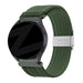 Bandz Samsung Galaxy Watch 3 45mm Woven Nylon Strap (Olive Green)