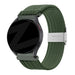 Bandz Amazfit GTS 4 (Mini) Woven Nylon Strap (Olive Green)