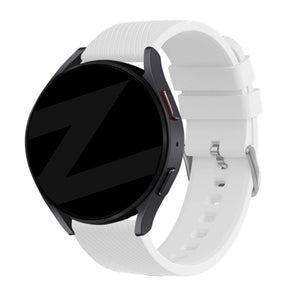 Bandz Huawei Watch GT 5 - 46mm siliconen band 'Deluxe' (wit)