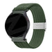Bandz Garmin Venu gevlochten nylon band (olijfgroen)
