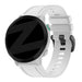 Bandz Garmin Descent Mk3(i) - 43mm siliconen band met gesp (wit)