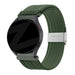 Bandz Suunto Vertical 2 gevlochten nylon band (olijfgroen)