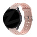 Bandz Samsung Galaxy Watch Active siliconen band met bloemenpatroon (roze)