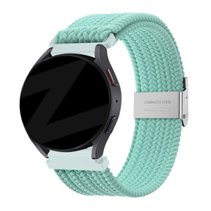 Bandz Garmin Vivomove Style Woven Nylon Strap (Turquoise)