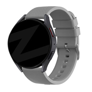 Bandz Huawei Watch Ultimate siliconen band 'Deluxe' (grijs)
