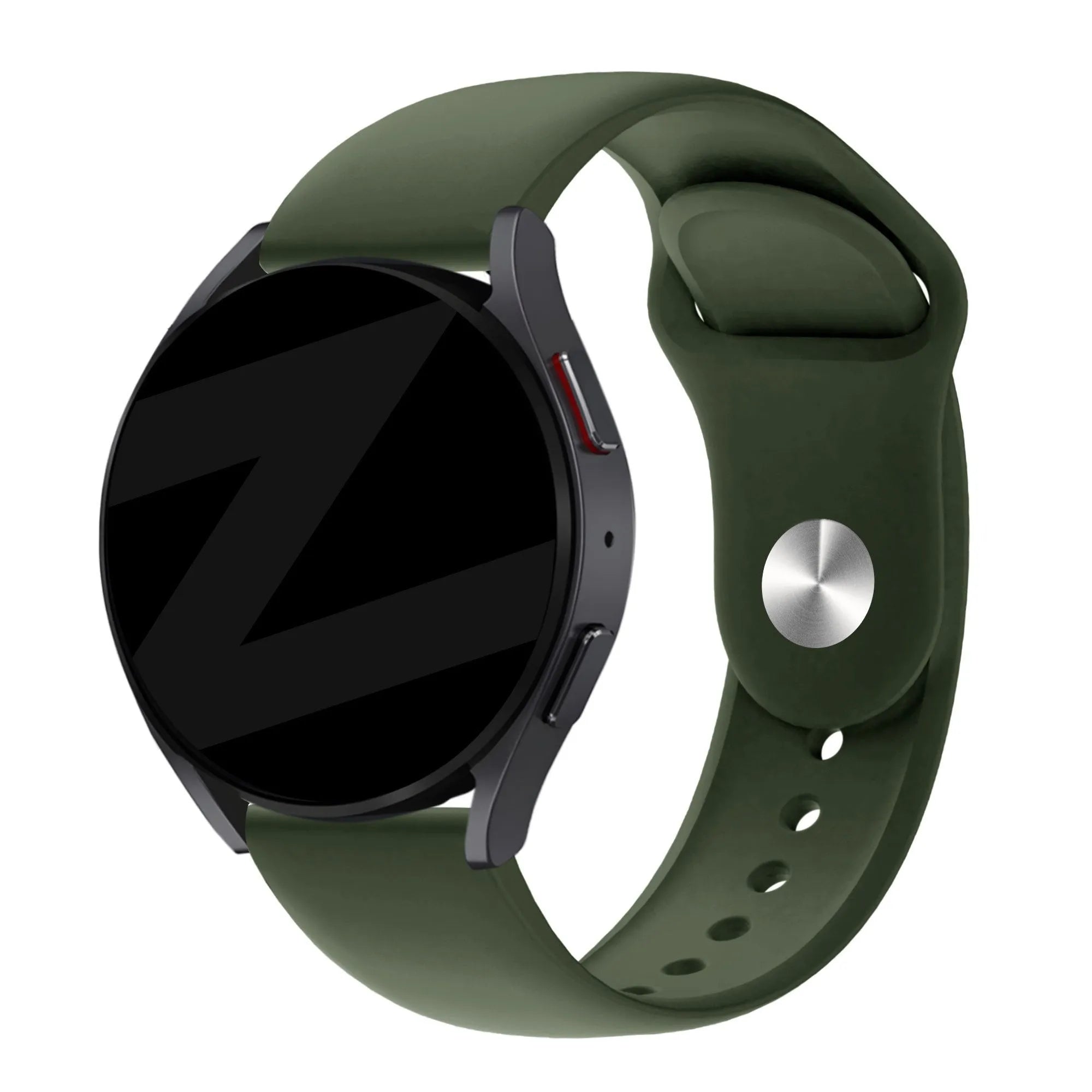 Bandz OnePlus Watch Lite sport band 'Deluxe' (olijfgroen)