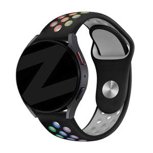 Bandz Amazfit Cheetah 2 Pro sport band 'Deluxe' (zwart kleurrijk)