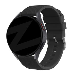 Bandz OnePlus Watch 3 siliconen band 'Deluxe' (zwart)