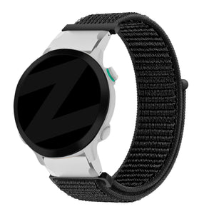 Bandz Garmin Quatix 8 Pro - 47mm nylon loop band (zwart)