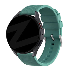 Bandz Actyve Smartwatch 20mm siliconen band 'Deluxe' (dennengroen)