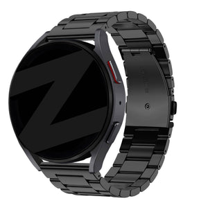 Bandz Huawei Watch GT 5 Pro - 46mm stalen band 'Classic' (zwart)