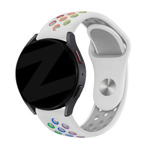 Bandz ICE smart 2.0 square 1.70 sport band 'Deluxe' (wit/rainbow)
