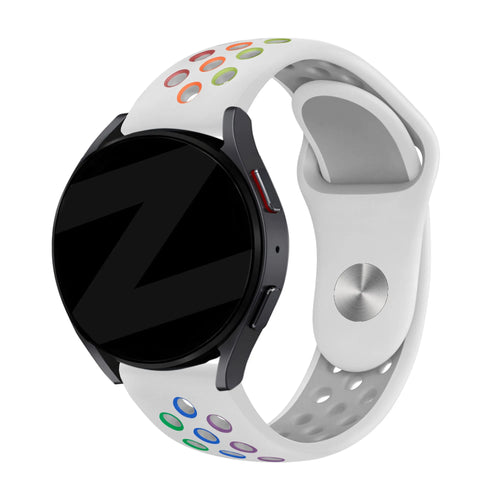 Bandz Denver SW 162 Sport Strap 'Deluxe' (White/Colourful)