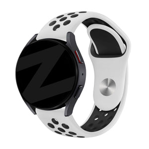 Bandz Amazfit Cheetah 2 Pro sport band 'Deluxe' (wit/zwart)
