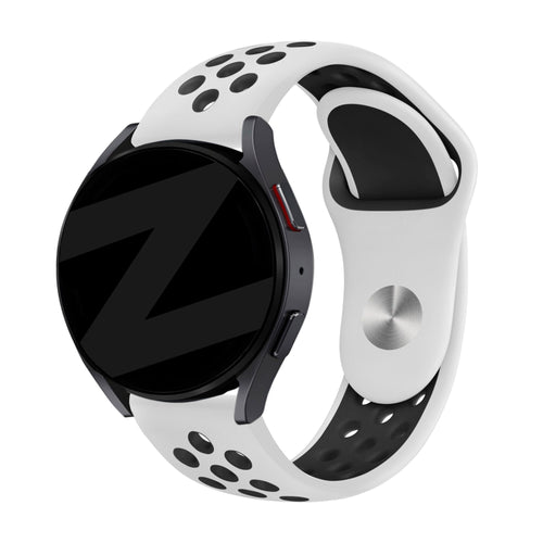 Bandz Amazfit Cheetah 2 Pro sport band 'Deluxe' (wit/zwart)