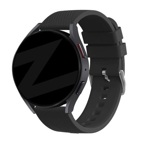 Bandz Amazfit Cheetah (Pro) siliconen band 'Deluxe' (zwart)