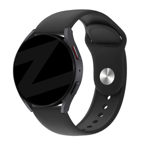 Bandz Actyve Smartwatch 20mm sport band 'Deluxe' (zwart)