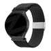 Bandz Garmin Venu 2 Plus gevlochten nylon band (zwart)