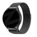 Bandz TicWatch 22mm Milanese loop band (zwart)