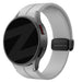 Bandz Samsung Galaxy Watch 4 40mm Silicone Strap with D-Buckle (Grey)