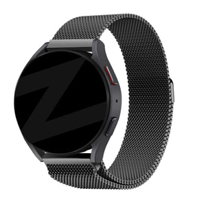 Bandz Amazfit Balance 2 Milanese loop band (zwart)