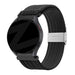 Bandz Huawei Watch GT 5 - 46mm gevlochten nylon band (zwart)
