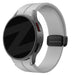 Bandz Samsung Galaxy Watch 5 - 44mm Silicone Strap with D-Buckle (Grey)