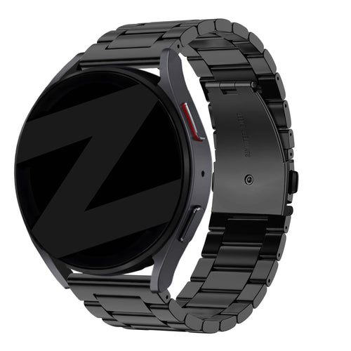Bandz Huawei Watch GT 5 - 46mm stalen band 'Classic' (zwart)
