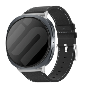Samsung Galaxy Watch 8 - 44mm Leather Grain Strap (Black)