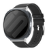 Samsung Galaxy Watch 8 - 44mm Leather Grain Strap (Black)