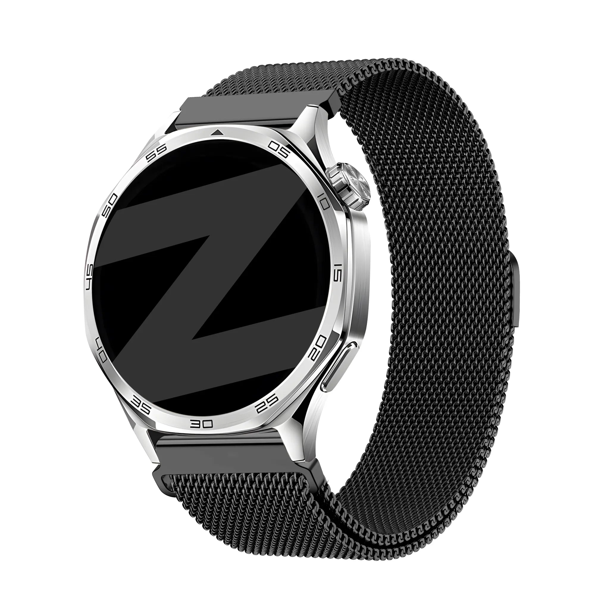 Bandz Amazfit Active Milanese Strap 'Easy fit' (Black)