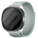  Samsung Galaxy Watch 8 - 44mm nylon bandje (licht cyaan)
