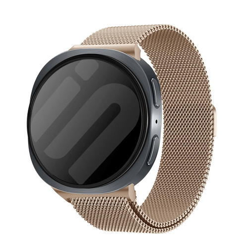 Samsung Galaxy Watch 8 - 40mm Milanese band (rosé goud)