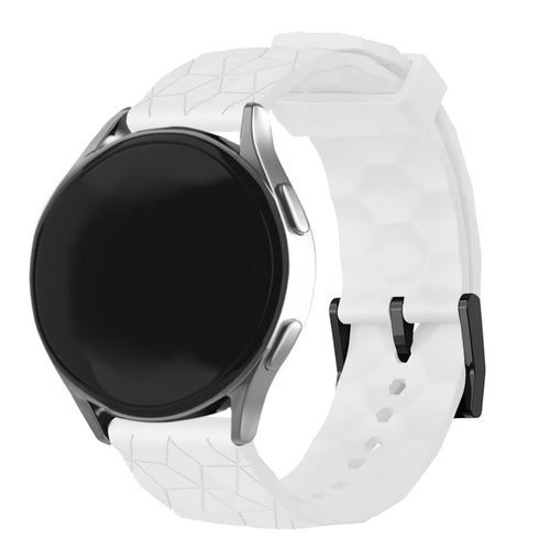 Coros Pace 3 Silicone Hexa Strap (White)