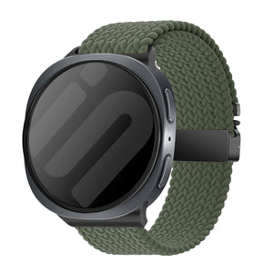 Samsung Galaxy Watch 8 Classic Braided Strap with P-Buckle (Green)